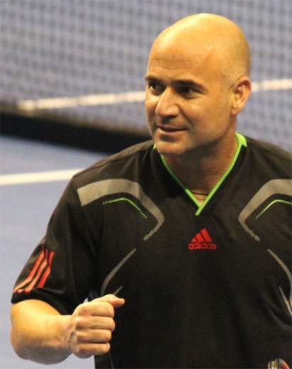 Portrait of Andre Agassi