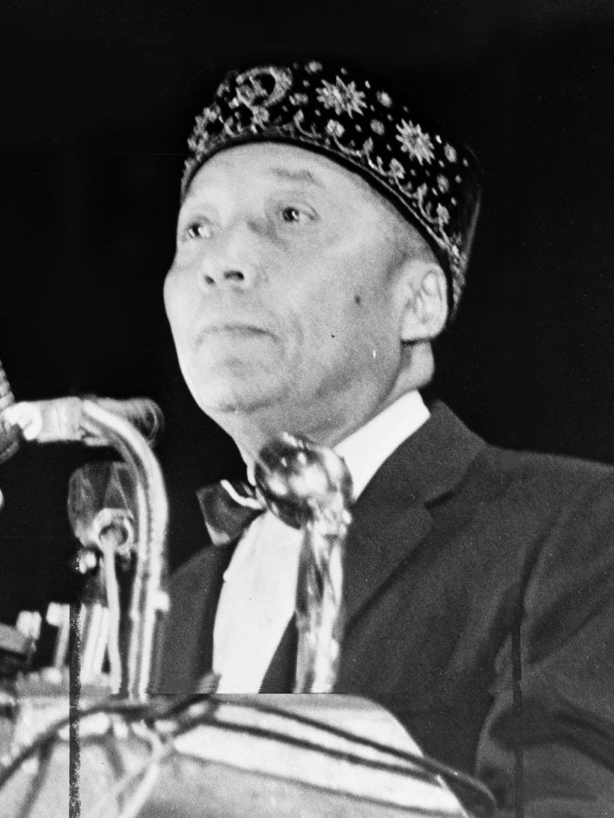 Portrait of Elijah Muhammad